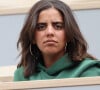 Nouvelle coqueluche de TF1, Inès Reg devait jouer le rôle principal de la nouvelle fiction de la chaîne, "Ado mais pas trop". 
Inès Reg (Inès Reghioua) dans les tribunes des Internationaux de France de tennis de Roland Garros à Paris, France. © Jacovides-Moreau/Bestimage