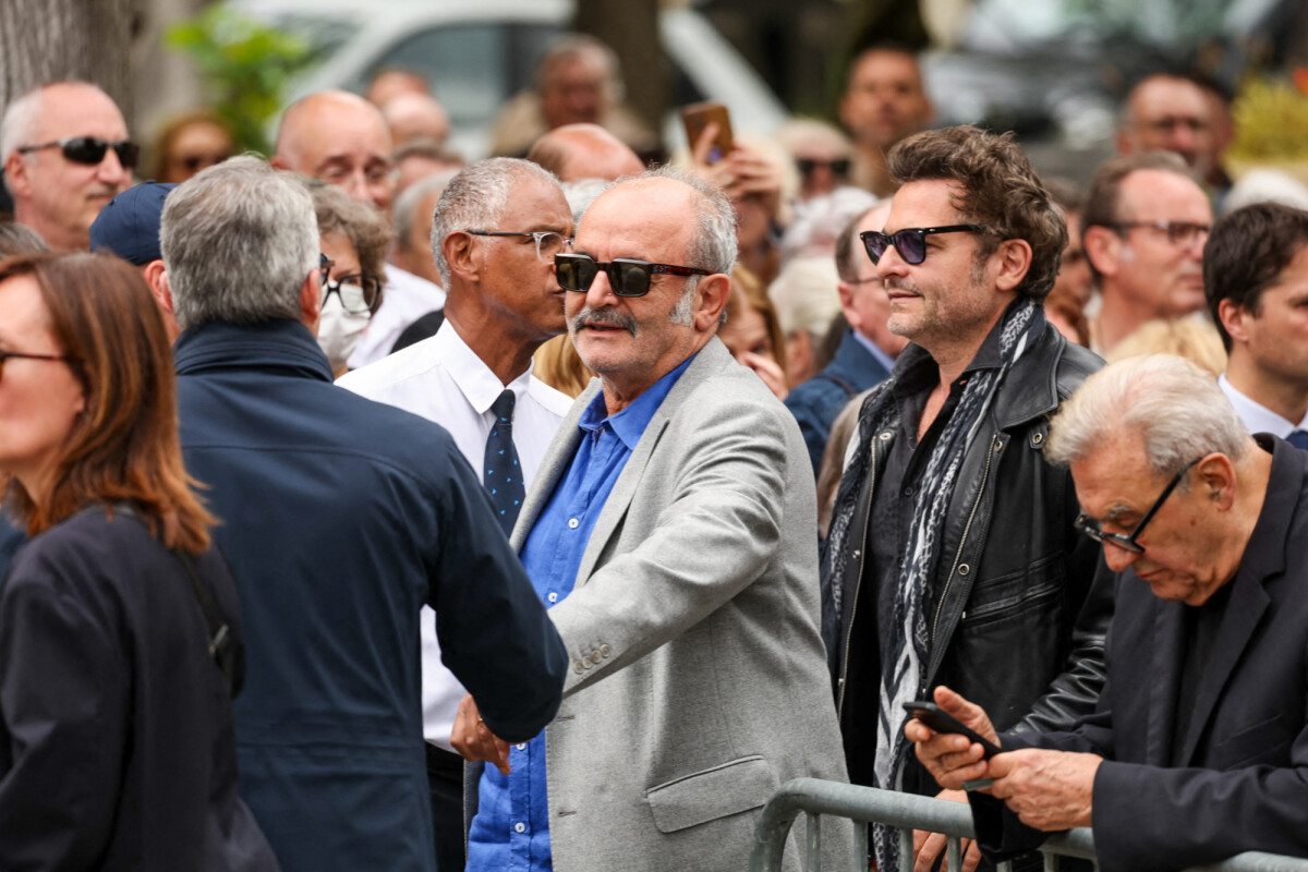 Photo : Louis Chedid et son fils Matthieu Chedid - Arrivées aux