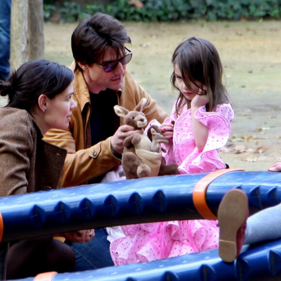 Katie Holmes, Tom Cruise et leur fille Suri Cruise