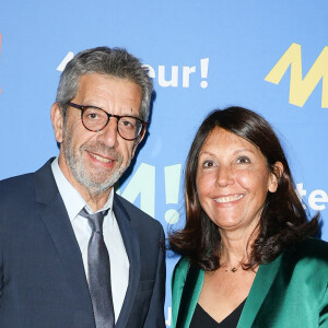 Michel Cymes avec sa femme Nathalie - Dîner de Gala Moteur! à la Bibliothèque Nationale de France (BNF) à Paris le 25 mars 2024 © Guirec Coadic / Bestimage 