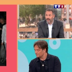 Bruce Toussaint l'a interrogé sur le biopic en préparation sur Johnny Hallyday
David Hallyday sur le plateau de "Bonjour !"