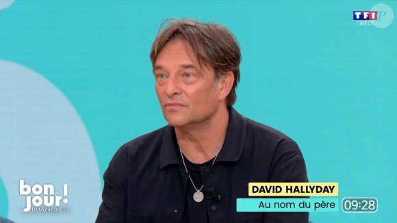 David Hallyday a eu un avis bien tranché sur ce projet de biopic sur son père
David Hallyday sur le plateau de "Bonjour !"