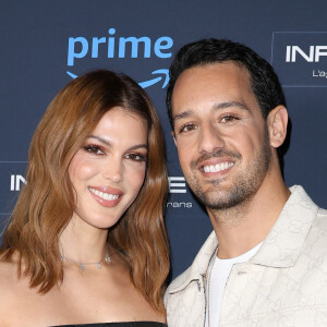 Iris Mittenaere (Miss France 2016 et Miss Univers 2016) et son fiancé Diego El Glaoui - Avant-première de la série Influence(s) sur Amazon Prime Video au cinéma le Silencio des Prés à Paris le 26 février 2024. © Coadic Guirec/Bestimage