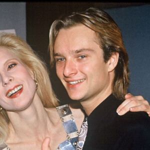 David Hallyday et Sylvie Vartan en 1991