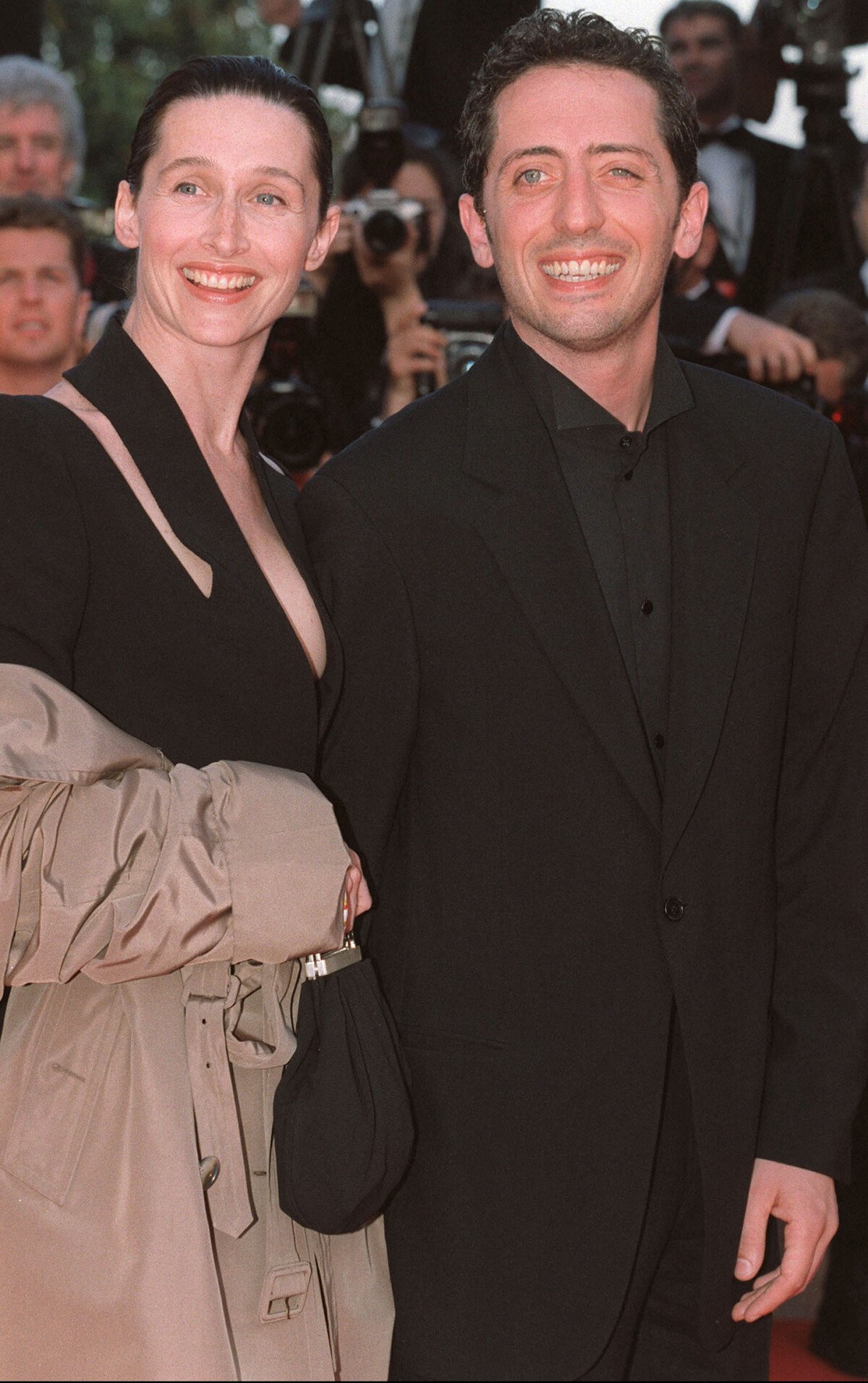 Photo : L'actrice française Anne Brochet et son partenaire l'acteur Gad ...