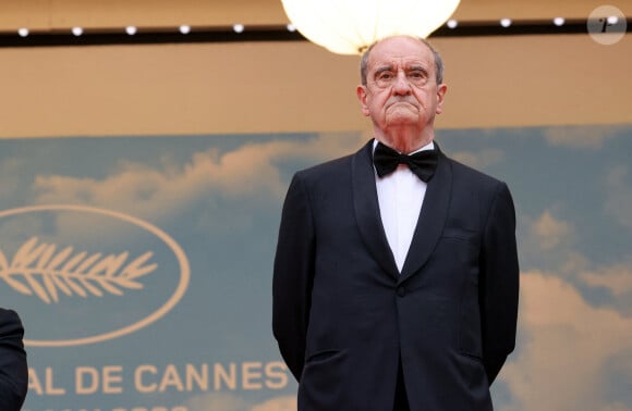 Pierre Lescure - Montée des marches du film « Les Amandiers » lors du 75ème Festival International du Film de Cannes. Le 22 mai 2022 © Dominique Jacovides / Bestimage