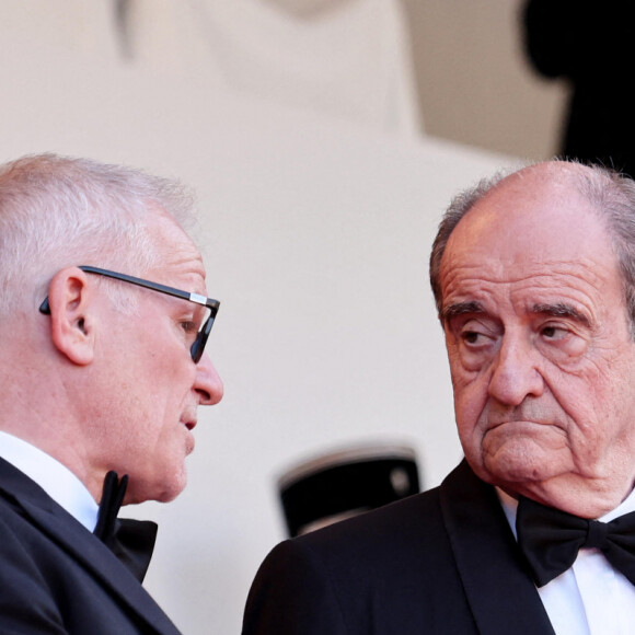 Thierry Frémaux, Pierre Lescure - Montée des marches du film « Three Thousand Years of Longing (3000 ans à t’attendre) » lors du 75ème Festival International du Film de Cannes. Le 20 mai 2022 © Dominique Jacovides / Bestimage