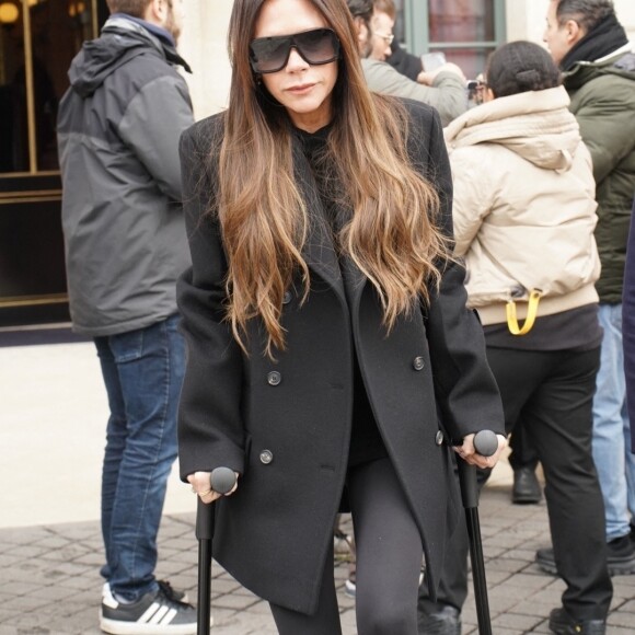 Victoria Beckham lors de la Paris Fashion Week.