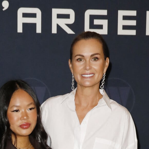 Laeticia Hallyday et sa fille Joy - Avant-Premiere du film "Largo Winch "Le Prix de L'argent" au cinéma le Grand Rex à Paris le 18 juin 2024. © Marc Ausset-Lacroix/Bestimage