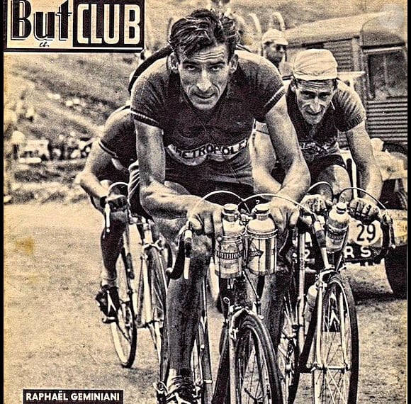 Raphaël Géminiani avait réussi à se classer 3e du Tour de France en 1958, à l'âge de 33 ans.