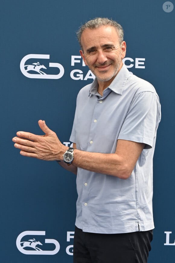 L'acteur Elie Semoun assiste au Prix de Diane Longines à Chantilly, France, le 18 juin 2023. Photo par Mireille Ampilhac/ABACAPRESS.COM