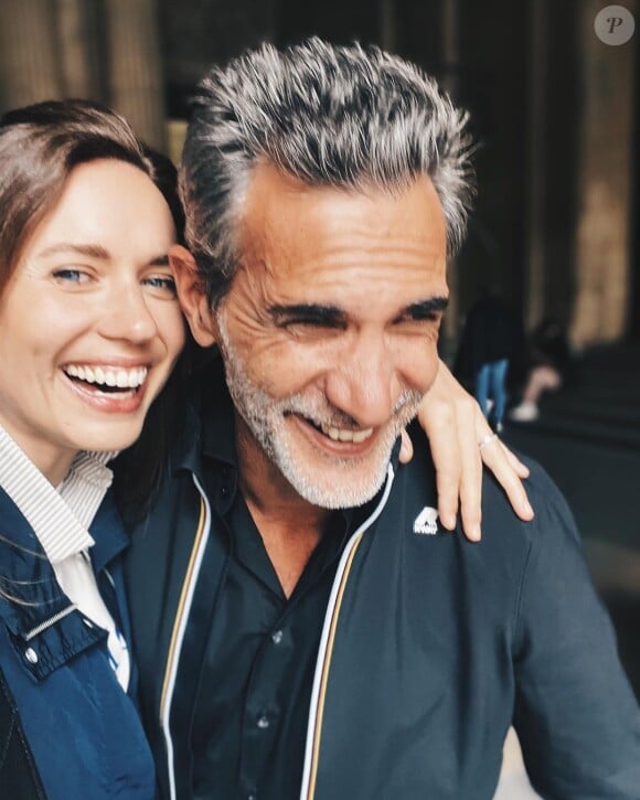 Patrick Guérineau et sa femme Lou, mère de deux de ses trois enfants.