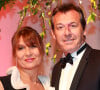 En couple avec Nathalie Lecoutre et papa d'une grande famille recomposée de six enfants, Jean-Luc Reichmann est toujours resté très discret concernant leur identité
Jean-Luc Reichmann et sa femme Nathalie - Gala du 75ème Grand Prix de Monaco le 28 mai 2017. © Claudia Albuquerque/Bestimage