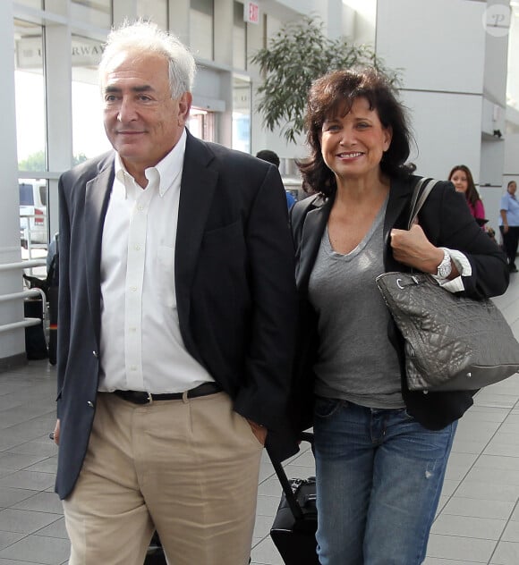 Dominique Strauss-Kahn et Anne Sinclair le 26 août 2011. Photo par Guerin-Taamallah/ABACAPRESS.COM