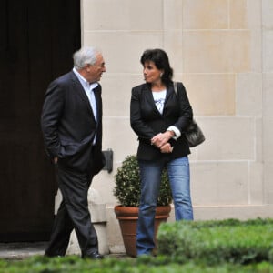 Une fois encore, le couple a dû affronter des révélations sordides...Dominique Strauss-Kahn et Anne Sinclair arrivent à leur appartement, Place Des Vosges, à Paris, France, le 4 septembre 2011. Photo par ABACAPRESS.COM