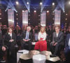 Ce jeudi 11 juillet, Le Grand Échiquier fait son grand retour avec Claire Chazal aux commandes 
François Morel, Anne Roumanoff, Michel Boujenah, Claire Chazal, Dany Boon et Jacques Pessis lors de l'enregistrement de l'émission "Le grand échiquier, Spéciale Raymond Devos", diffusée le 11 juillet à 21h15 sur France 2