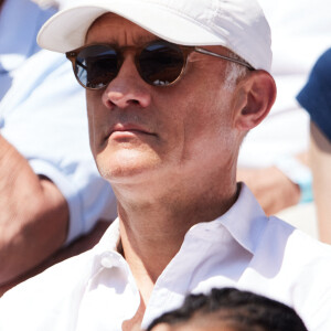 Gilles Bouleau en tribunes lors des Internationaux de France de tennis de Roland Garros 2023 à Paris, France, le 2 juin 2023. © Moreau-Jacovides/Bestimage