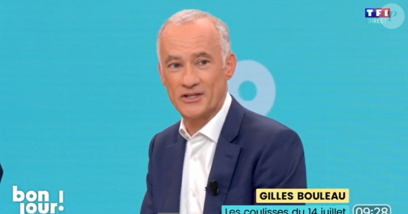 Bruce Toussaint et son équipe de "Bonjour !" ont reçu un confrère de TF1 : à savoir le journaliste Gilles Bouleau.
Gilles Bouleau face à de vieilles images de lui dans la matinale "Bonjour !" de TF1