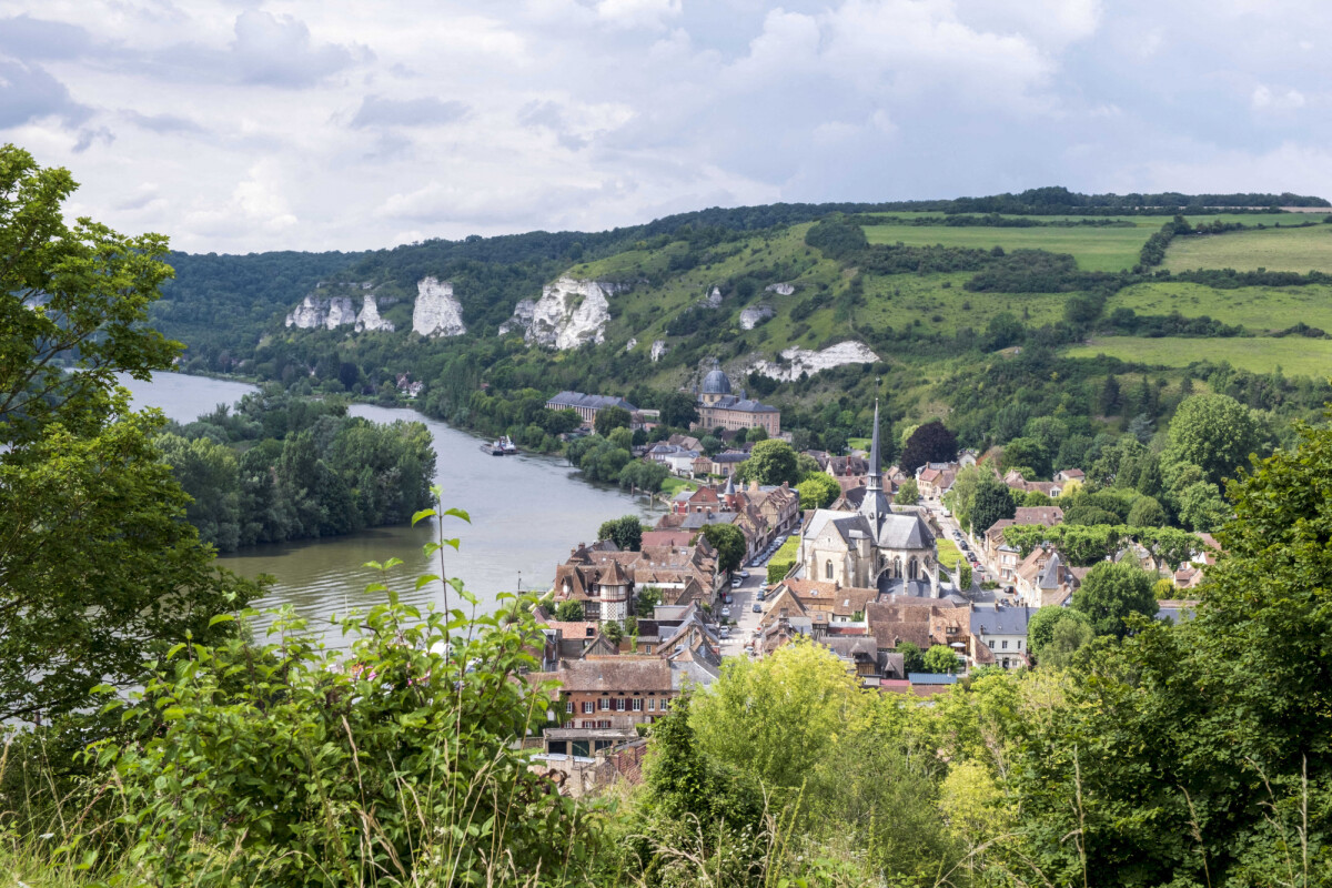 Photo Les Andelys 27 Vue Sur La Ville Des Andelys Depuis Les 