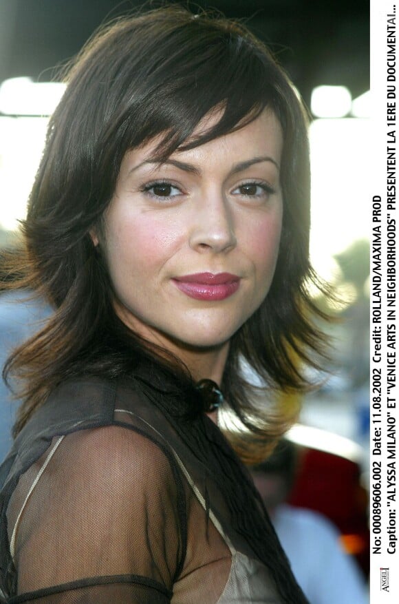 Alyssa Milano lors de la projection d'un documentaire à Los Angeles