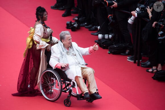 Paul-Loup Sulitzer assiste à la première de The Apprentice dans le cadre du 77e Festival international du film de Cannes, à Cannes, en France, le 20 mai 2024. Photo par Aurore Marechal/ABACAPRESS.COM