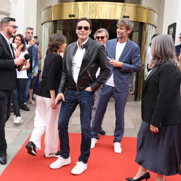 Exclusif - Anthony Delon - Arrivées au photocall de la 3ème édition du Festival du Cinéma Français et de la Gastronomie d'Aix-les-Bains. Le 8 juin 2024 © Denis Guignebourg / Bestimage 