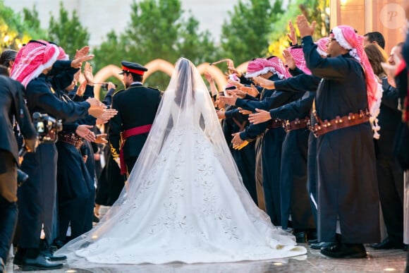 Le prince Hussein de Jordanie et Rajwa al Saif - Les familles royales au mariage du prince Hussein de Jordanie et de Rajwa al Saif, au palais Zahran à Amman (Jordanie), le 1er juin 2023. 