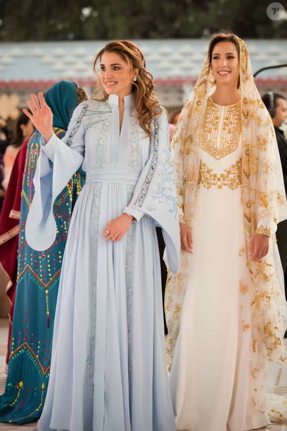 Dîner de pré-mariage du prince Hussein de Jordanie et de Rajwa al Saif, au palais royal à Amman (Jordanie), le 22 mai 2023. Le mariage du fils aîné du roi Abdallah II et de la reine Rania de Jordanie avec Rajwa al Saif, sera célébré le 1er juin 2023. 