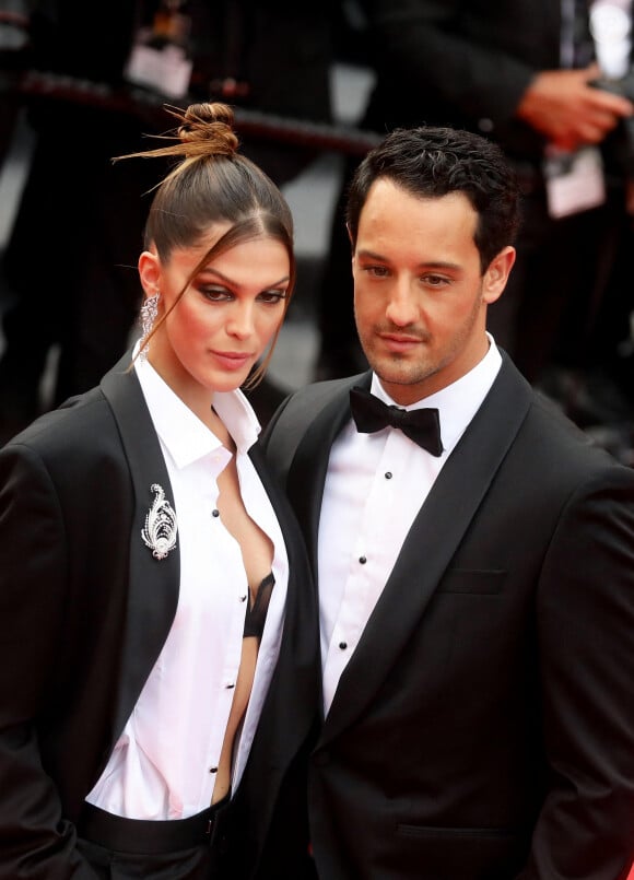 Iris Mittenaere et son compagnon Diego El Glaoui - Montée des marches du film " Top Gun : Maverick " lors du 75ème Festival International du Film de Cannes. Le 18 mai 2022 © Dominique Jacovides / Bestimage 