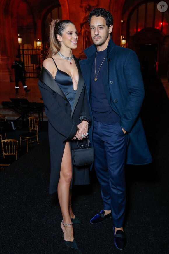 Exclusif - Iris Mittenaere, Diego El Glaoui - People au défilé Etam Live Show 2021 à l'Opéra Garnier à Paris le 4 octobre 2021. © Cyril Moreau / Rachid Bellak / Bestimage 