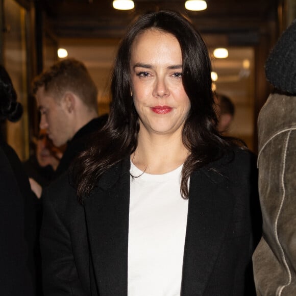 Pauline Ducruet quitte l'after party Miu Miu en marge de la fashion week à Paris (PFW).