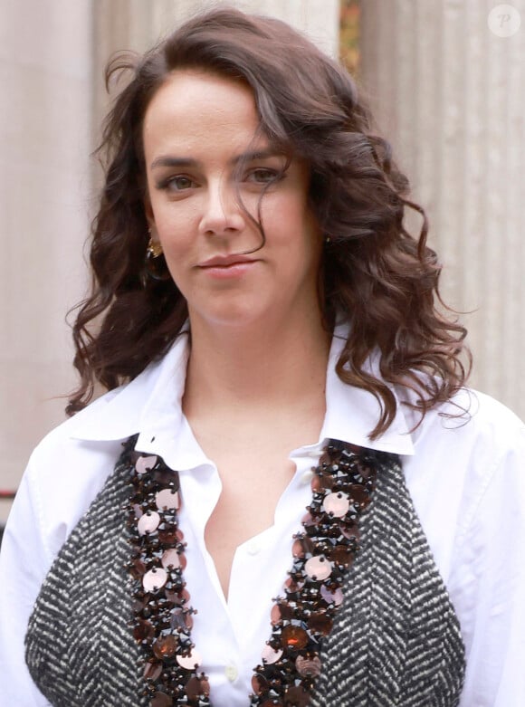 Pauline Ducruet - Personnalités au défilé de mode prêt-à-porter Hermès Printemps/été 2024 lors de la Fashion Week de Paris (PFW) le 3 octobre 2023. © Christophe Aubert / Bestimage 