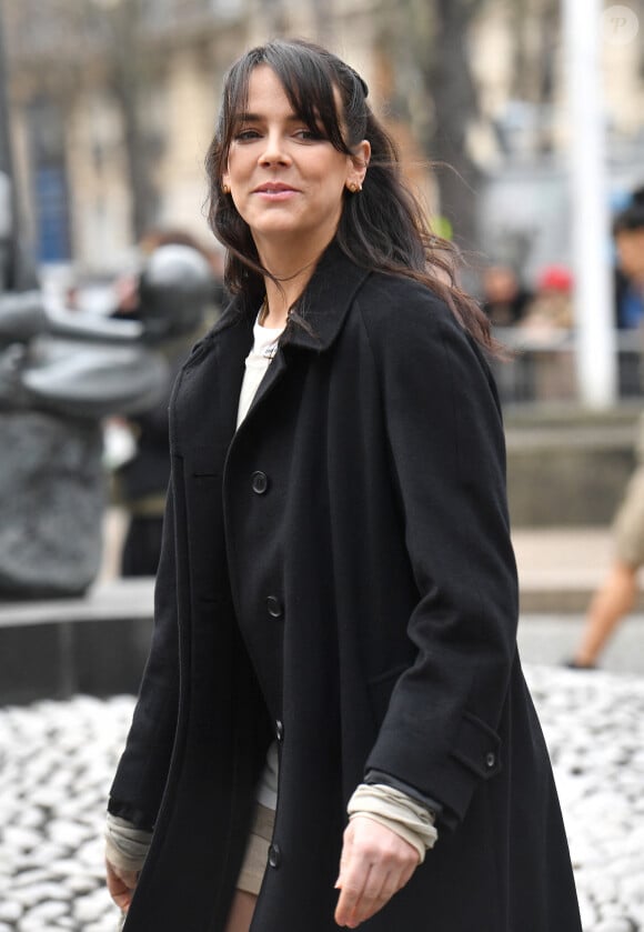 Pauline Ducruet - Arrivées au défilé Miu Miu prêt-à-porter automne-hiver 2023/2024 lors de la Fashion Week de Paris (PFW), à Paris, France, le 7 mars 2023. © Veeren / Christophe Clovis / Bestimage 