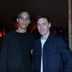 Alexandre Grimaldi (fils du prince A. II de Monaco), Louis Ducruet - Soirée APM Monaco au restaurant "le Baoli " pour le lancement de la nouvelle collection été APM Monaco lors du 77ème Festival International du Film de Cannes le 22 mai 2024. K. Prette, directrice artistique lance une collection 100% Gold pour cet été avec comme nouvelle égérie de la maison, C. Delevigne. © Rachid Bellak/Bestimage 