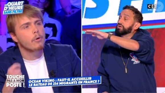 C8 fait notamment les frais des nombreuses sanctions infligées à son égard à la suite de séquences polémiques de "Touche pas à mon poste"
Capture du clash entre Louis Boyard et Cyril Hanouna dans "TPMP"