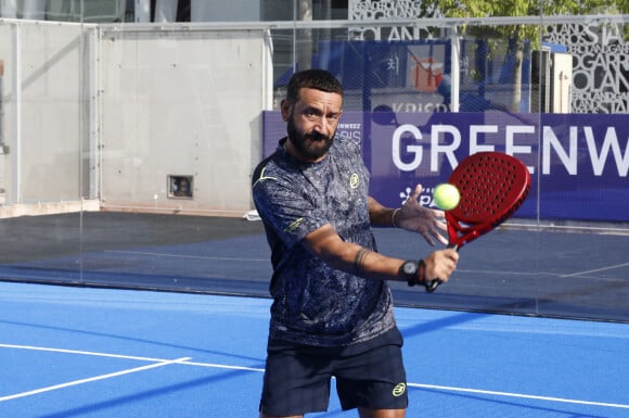 Exclusif - Cyril Hanouna - Tournoi des personnalités lors du Greenweez Paris Major Premier Padel 2023 à Roland Garros à Paris le 10 septembre 2023. © Marc Ausset-Lacroix/Bestimage 