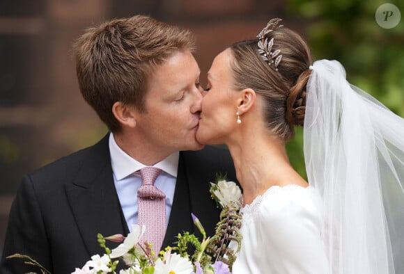 Mariage du duc de Westminster, Hugh Grosvenor, et Olivia Henson en la cathédrale de Chester, Royaume Uni, le 7 juin 2024. © Julien Burton/Bestimage 