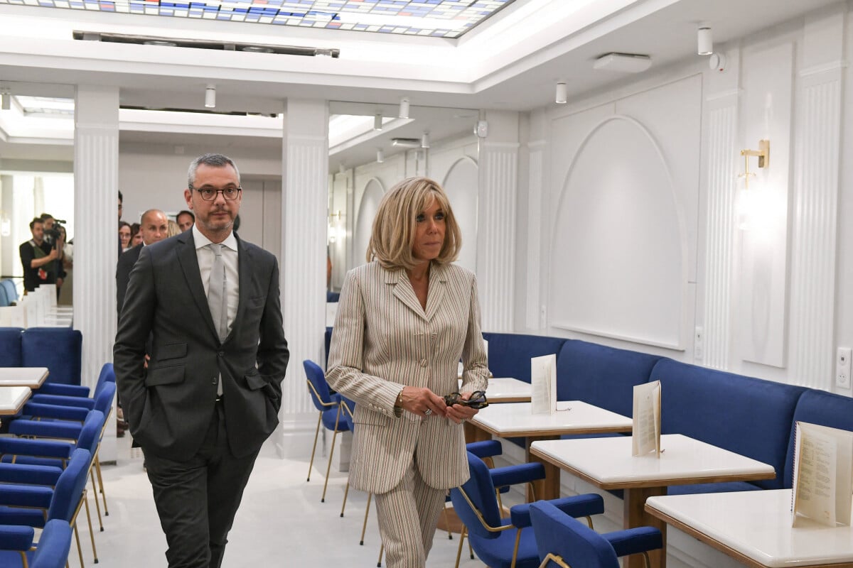 Photo Alexis Kohler, Brigitte Macron Inauguration de la Maison de l