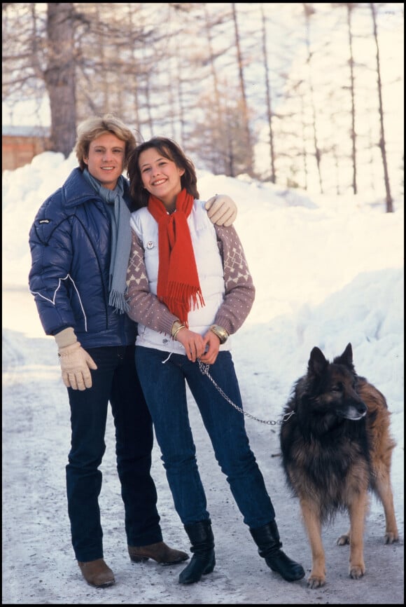 Sophie Marceau et François Valéry en 1982