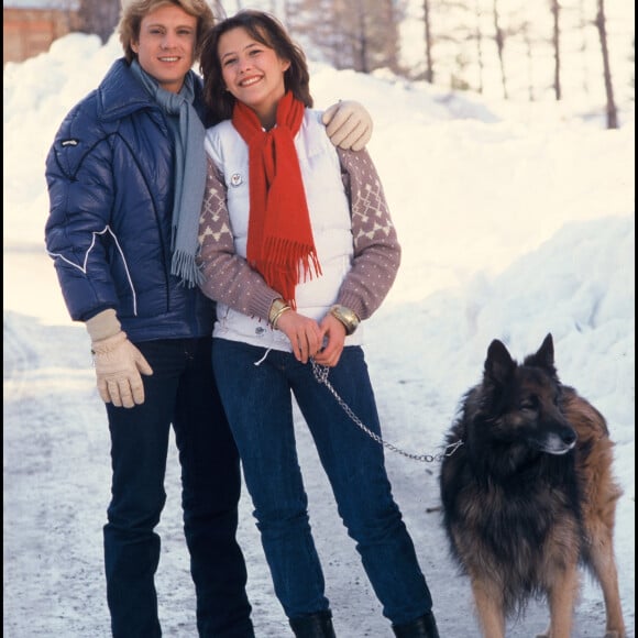 Sophie Marceau et François Valéry en 1982