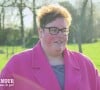 L'agriculteur en avait visiblement plus qu'assez que la jeune femme se soit installée chez lui et reste les bras croisés sans rien faire pour l'aider.
Justine, prétendante de Patrice.