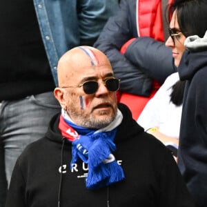 Pascal Obispo lors du match des huitièmes de finale de l'UEFA Euro 2024 entre la France et la Belgique à l'Esprit Arena le 1er juillet 2024 à Düsseldorf. Anthony Dibon/Icon Sport/ABACAPRESS.COM