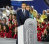 Il s'agit de Coralie
Tony Estanguet à la cérémonie d'ouverture des Jeux Olympiques (JO) de Paris, le 26 juillet 2024 au Trocadéro.( © Photo News / Panoramic / Bestimage