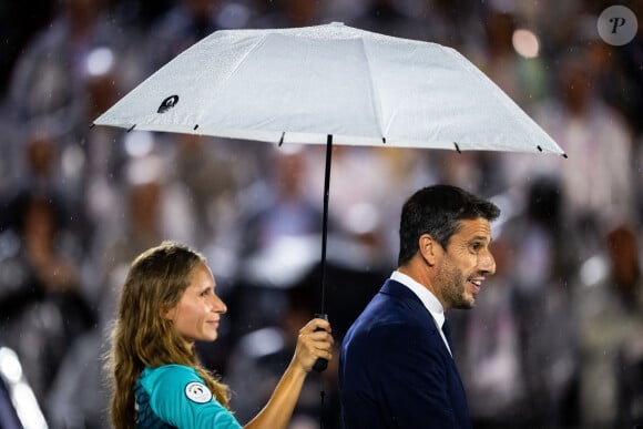 Qui n'a pas été si évidente que cela !
Tony Estanguet à la cérémonie d'ouverture des Jeux Olympiques (JO) de Paris, le 26 juillet 2024 au Trocadéro. (Credit Image: © Maxim Thore/Bildbyran via ZUMA Press/Bestimage