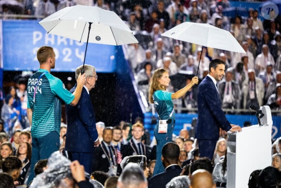 Tony Estanguet à la cérémonie d'ouverture des Jeux Olympiques (JO) de Paris, le 26 juillet 2024 au Trocadéro.(Credit Image: © Maxim Thore/Bildbyran via ZUMA Press/Bestimage