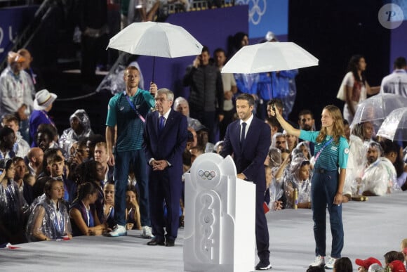 Tony Estanguet à la cérémonie d'ouverture des Jeux Olympiques (JO) de Paris, le 26 juillet 2024 au Trocadéro.(Credit Image: © Mickael Chavet/ZUMA Press Wire)