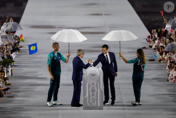 Tony Estanguet à la cérémonie d'ouverture des Jeux Olympiques (JO) de Paris, le 26 juillet 2024 au Trocadéro.(Credit Image: © Joel Marklund/Bildbyran via ZUMA Press)