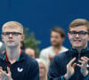 Ils sont respectivement classés 18e et 5e joueur mondial
Les frères Lebrun Alexis et Félix - Tennis de Table: Pro A - Nimes Montpellier Vs Chartres à Nimes, France. © Stéphanie Gouiran/panoramic/Bestimage