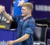 Alexis et Felix Lebrun représentent de réelles chances de médailles pour la délégation française lors des Jeux Olympiques de Paris
Les français Alexis et Felix Lebrun assurés d'une médaille en double masculin après avoir atteint les demi-finales lors des championnats d'Europe de tennis de table à Munich, Allemagne, le 17 août 2022. © Imago/Panoramic/Bestimage