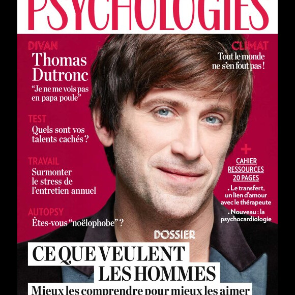 Il en parlait en interview il y a quelques années 
Thomas Dutronc en couverture de "Psychologies Magazine", 24/11/2015.